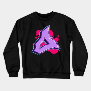 Letter O - Graffiti Street Art Style Crewneck Sweatshirt